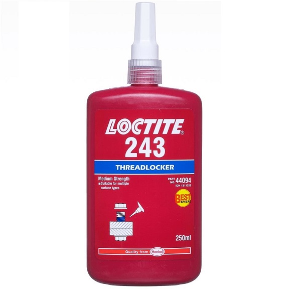 Keo khóa ren Loctite 243 250ml  Loctite | Giá rẻ nhất - Công Ty TNHH Thương Mại Dịch Vụ Đạt Tâm