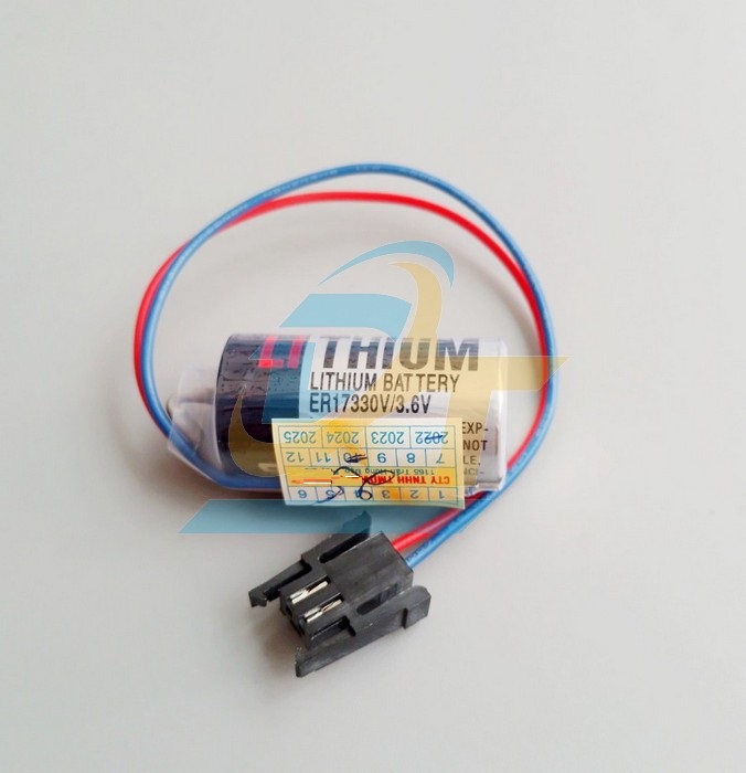 Pin nuôi nguồn Lithium 3.6V Toshiba ER17330 (Jack cắm)  TOSHIBA | Giá rẻ nhất - Công Ty TNHH Thương Mại Dịch Vụ Đạt Tâm