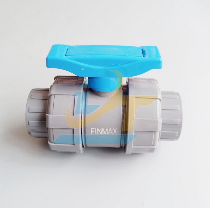 Van nhựa PVC 2 đầu rắc co Finmax phi 42