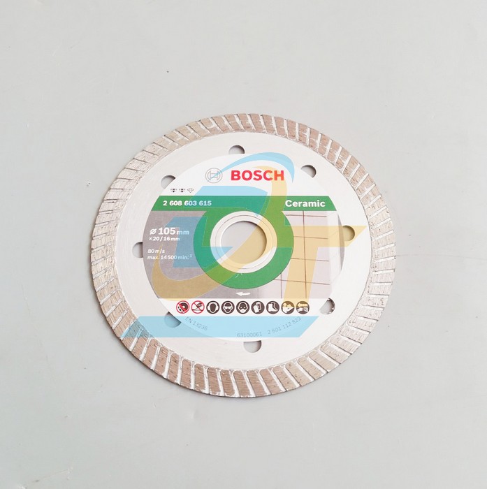 Đĩa cắt kim cương Turbo 105x20/16mm Ceramic Bosch 2608603615
