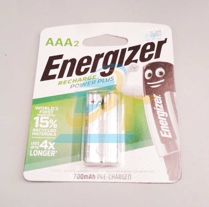 Pin sạc AAA 1.2V 700mAh Ni-MH Energizer NH12RP2  ENERGIZER | Giá rẻ nhất - Công Ty TNHH Thương Mại Dịch Vụ Đạt Tâm