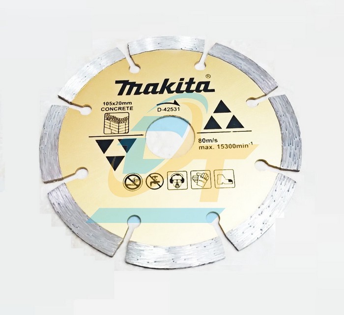 Lưỡi cắt kim cương 105x20mm Makita D-42531 D-42531 Makita | Giá rẻ nhất - Công Ty TNHH Thương Mại Dịch Vụ Đạt Tâm