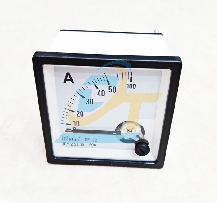 Đồng hồ đo Ampe Sfim SF-72 50A  SFIM | Giá rẻ nhất - Công Ty TNHH Thương Mại Dịch Vụ Đạt Tâm