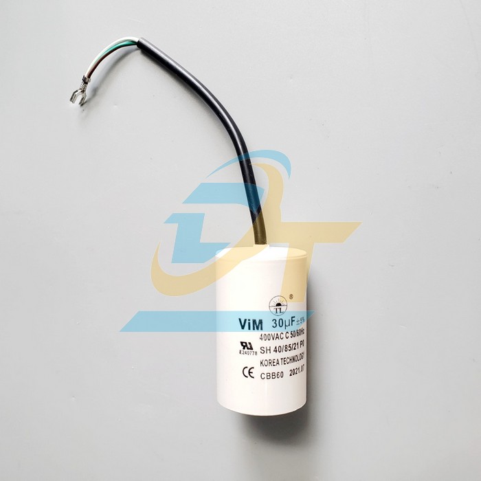 Tụ tròn nhựa ViM dùng cho mô tơ 30uF-400V  VietNam | Giá rẻ nhất - Công Ty TNHH Thương Mại Dịch Vụ Đạt Tâm