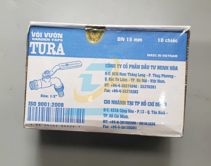 Vòi hồ tay gạt TURA phi 21-1/2"  MinhHoa | Giá rẻ nhất - Công Ty TNHH Thương Mại Dịch Vụ Đạt Tâm