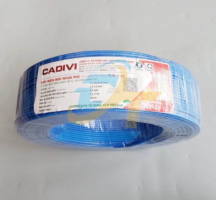 Dây điện đôi mềm Cadivi Vcmd 2x1.5  Cadivi | Giá rẻ nhất - Công Ty TNHH Thương Mại Dịch Vụ Đạt Tâm