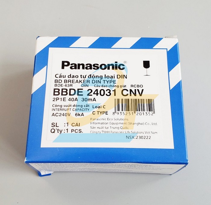 Cầu dao chống giật RCBO 2P 40A Panasonic BBDE24031CNV BBDE24031CNV Panasonic | Giá rẻ nhất - Công Ty TNHH Thương Mại Dịch Vụ Đạt Tâm
