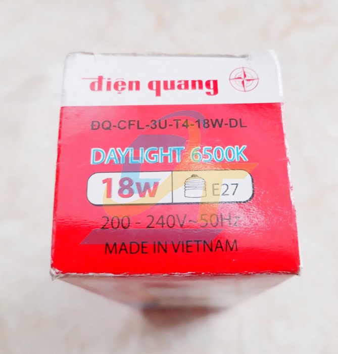 Bóng đèn compact CSN Điện Quang ĐQ-CFL-3U-T4-18W-DL ĐQ-CFL-3U-T4-18W-DL DienQuang | Giá rẻ nhất - Công Ty TNHH Thương Mại Dịch Vụ Đạt Tâm