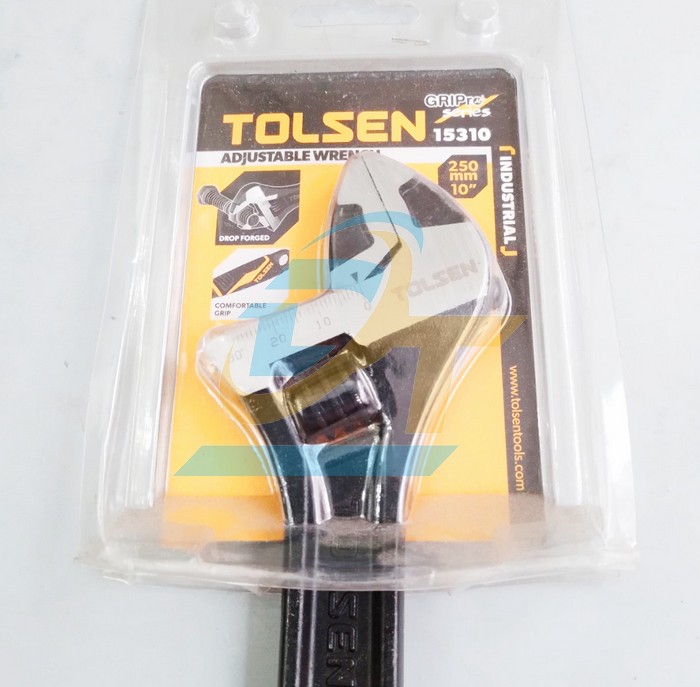 Mỏ lết cán nhựa đen 10"/250mm Tolsen 15310  Tolsen | Giá rẻ nhất - Công Ty TNHH Thương Mại Dịch Vụ Đạt Tâm