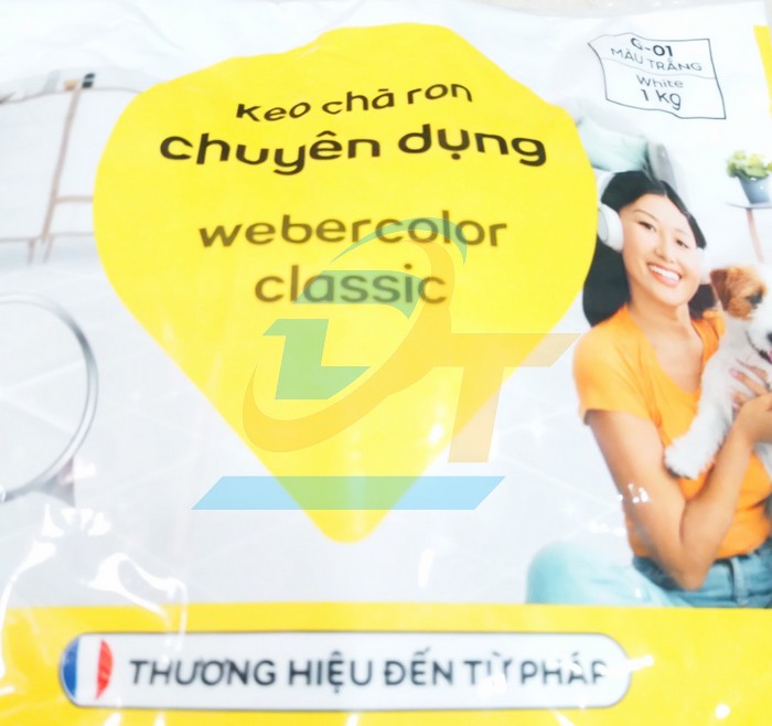 Keo chà ron màu trắng Weber Color Classic G-01 (1kg)  Weberseal | Giá rẻ nhất - Công Ty TNHH Thương Mại Dịch Vụ Đạt Tâm