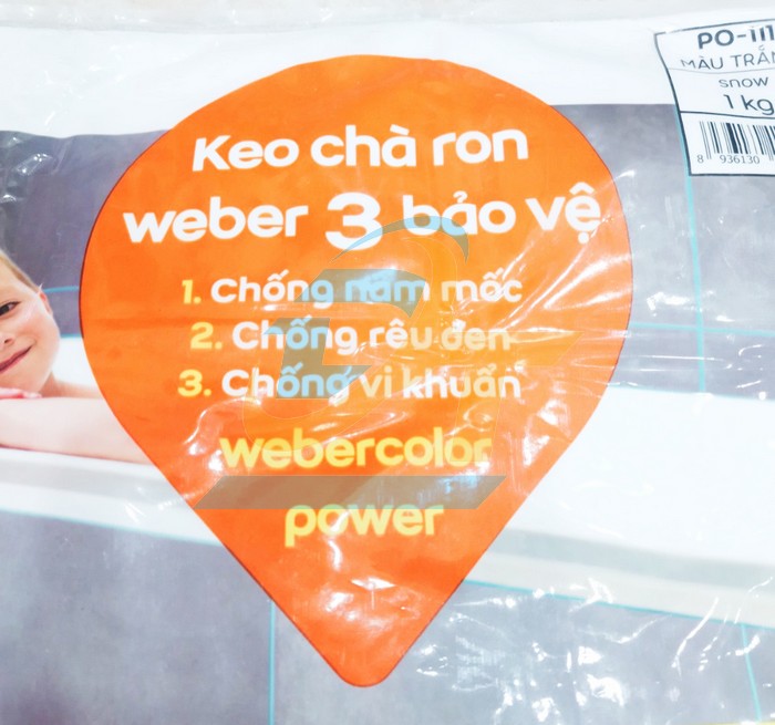 Keo chà ron màu trắng Weber Color Power PO-111 (1kg)  Weberseal | Giá rẻ nhất - Công Ty TNHH Thương Mại Dịch Vụ Đạt Tâm