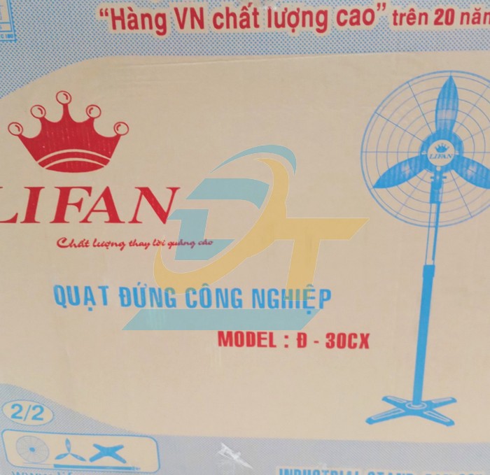 Quạt đứng công nghiệp 170W Lifan Đ-30CX Đ-30CX LIFAN | Giá rẻ nhất - Công Ty TNHH Thương Mại Dịch Vụ Đạt Tâm