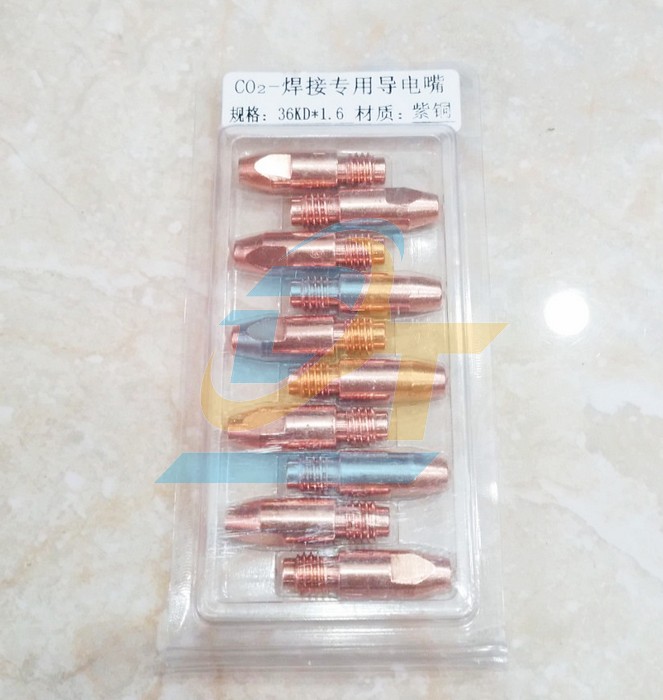 Béc hàn MIG 36KD 1.6x30mm  China | Giá rẻ nhất - Công Ty TNHH Thương Mại Dịch Vụ Đạt Tâm