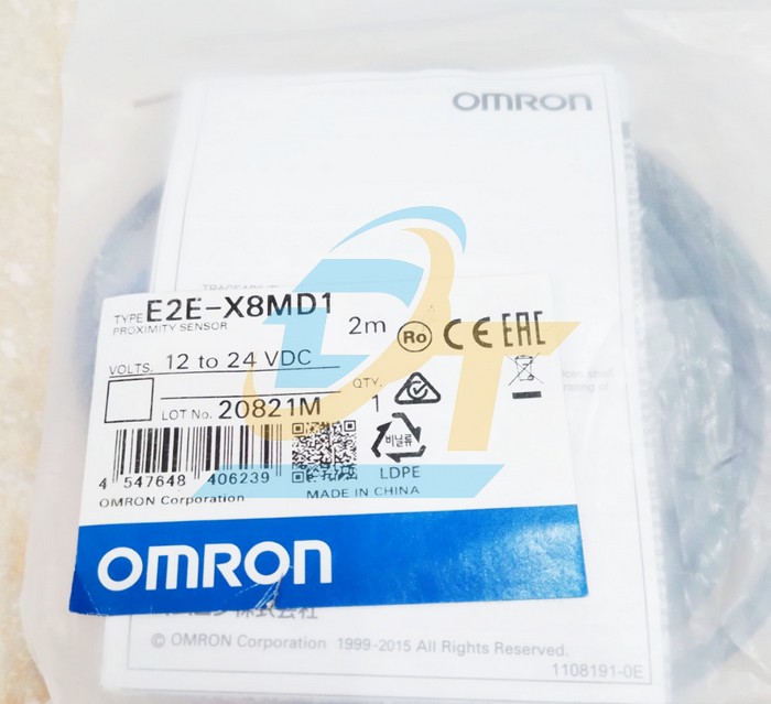 Cảm biến tiệm cận Omron E2E-X8MD1 2M  Omron | Giá rẻ nhất - Công Ty TNHH Thương Mại Dịch Vụ Đạt Tâm
