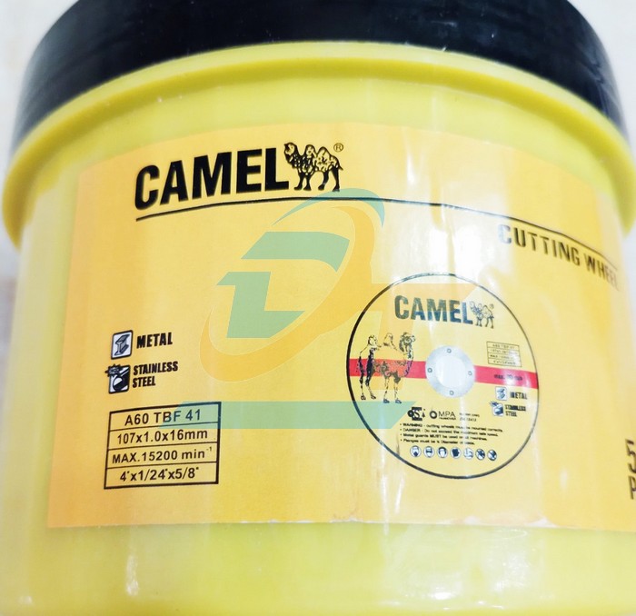 Đá cắt sắt Camel 107x1.2x16  Camel | Giá rẻ nhất - Công Ty TNHH Thương Mại Dịch Vụ Đạt Tâm