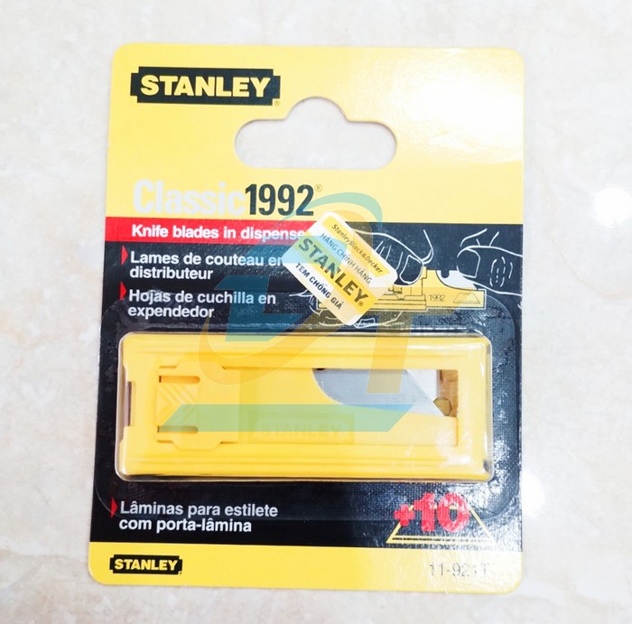 Lưỡi dao rọc thẳng 19x62mm Stanley 11-921T  Stanley | Giá rẻ nhất - Công Ty TNHH Thương Mại Dịch Vụ Đạt Tâm