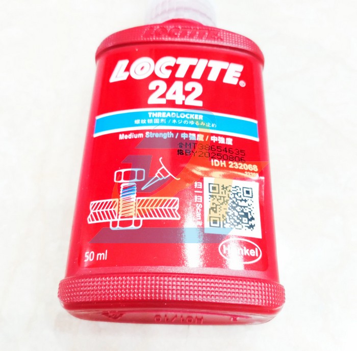 Keo khóa ren Loctite 242 50ml  Loctite | Giá rẻ nhất - Công Ty TNHH Thương Mại Dịch Vụ Đạt Tâm