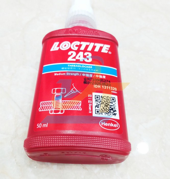 Keo khóa ren Loctite 243 50ml  Loctite | Giá rẻ nhất - Công Ty TNHH Thương Mại Dịch Vụ Đạt Tâm