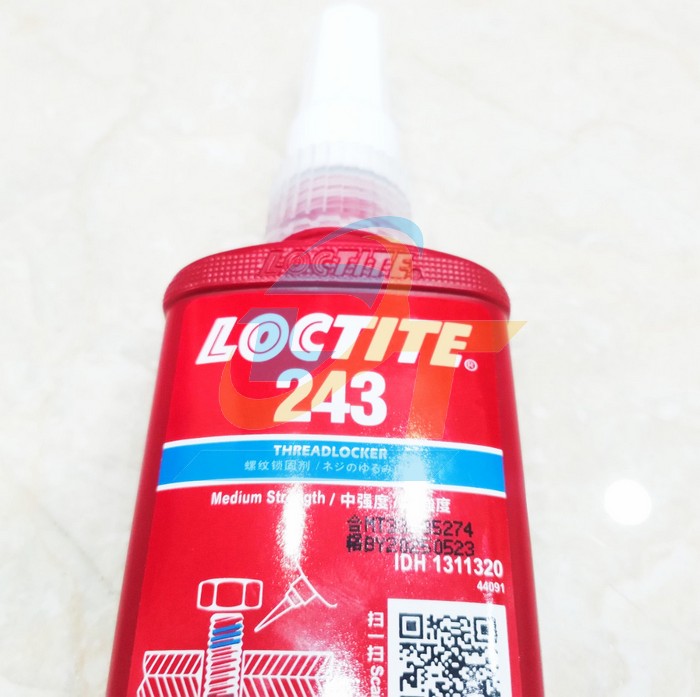 Keo khóa ren Loctite 243 50ml  Loctite | Giá rẻ nhất - Công Ty TNHH Thương Mại Dịch Vụ Đạt Tâm