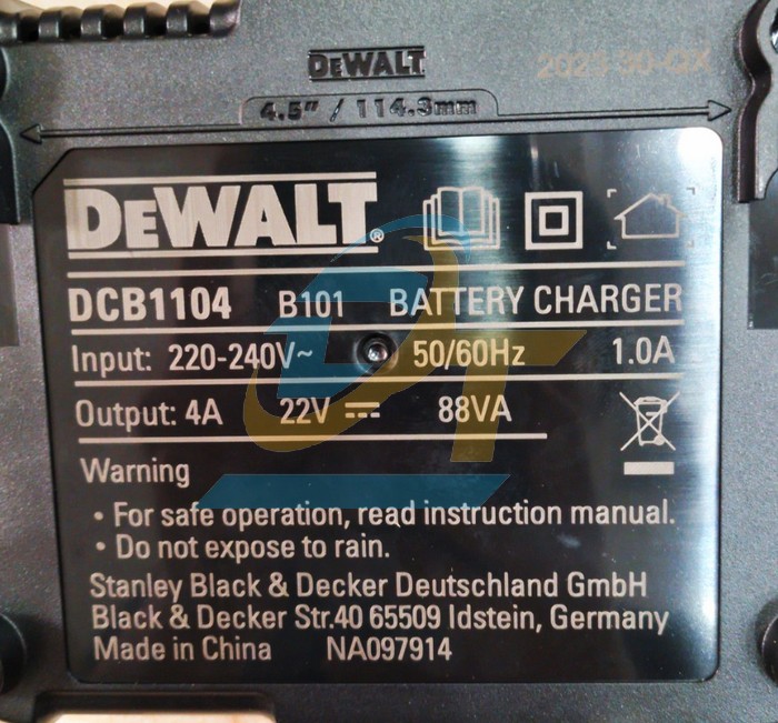 Sạc đa năng 10.8V-18V Dewalt DCB1104-B1  DEWALT | Giá rẻ nhất - Công Ty TNHH Thương Mại Dịch Vụ Đạt Tâm