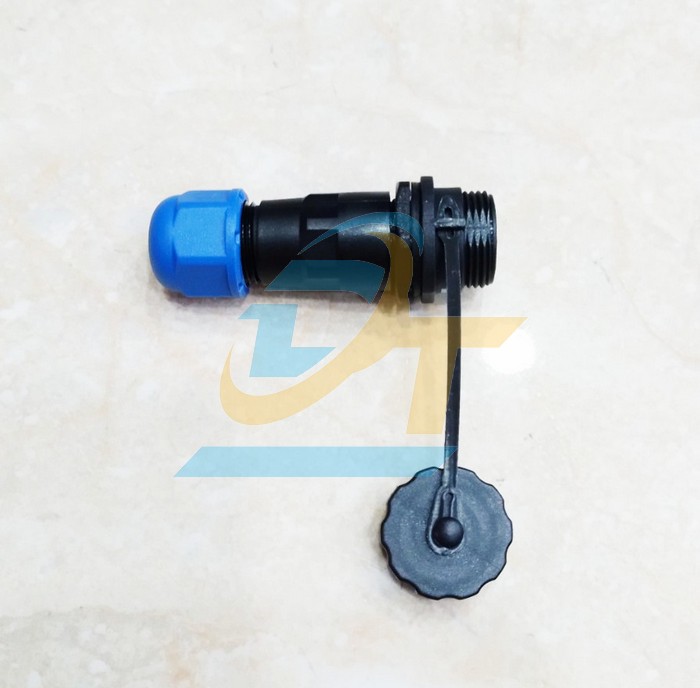 Đầu nối dây chống nước 3 chân thẳng (Đực + Cái) SP13-3P  China | Giá rẻ nhất - Công Ty TNHH Thương Mại Dịch Vụ Đạt Tâm