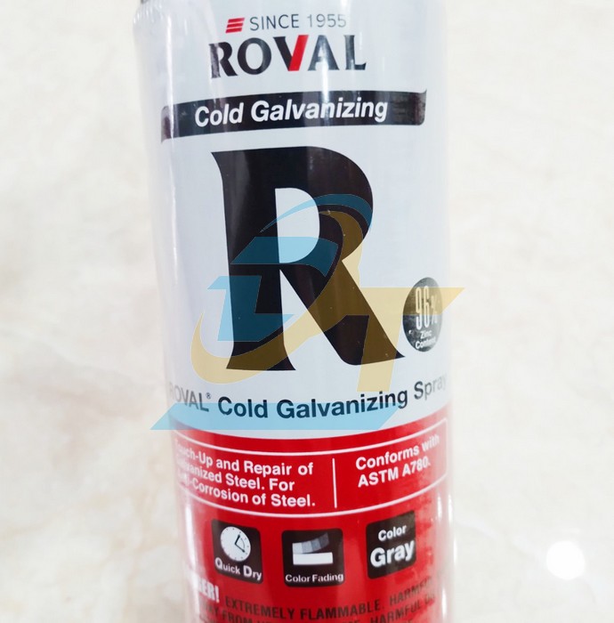 Sơn xịt mạ kẽm lạnh Roval Cold Galvanizing Spray 96% (Chai 420ml)  ROVAL | Giá rẻ nhất - Công Ty TNHH Thương Mại Dịch Vụ Đạt Tâm