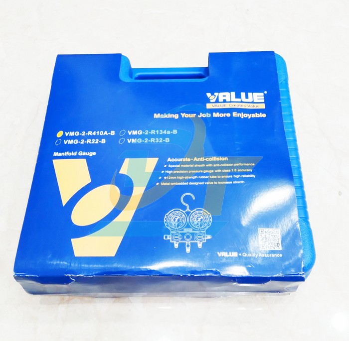 Bộ đồng hồ nạp gas lạnh Value VMG-2-R410A-B  VALUE | Giá rẻ nhất - Công Ty TNHH Thương Mại Dịch Vụ Đạt Tâm