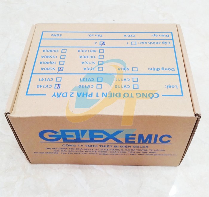 Công tơ điện 1P 220V Gelex Emic CV140 5(20)A  Emic | Giá rẻ nhất - Công Ty TNHH Thương Mại Dịch Vụ Đạt Tâm