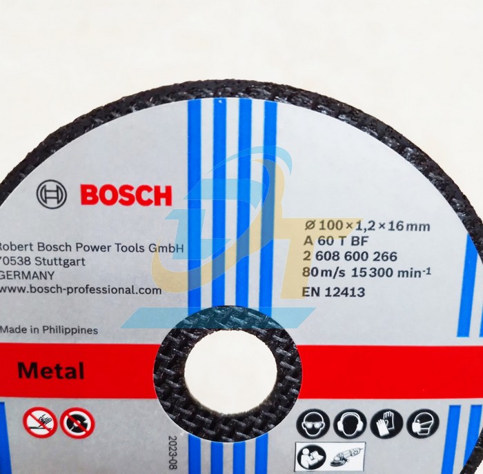 Đá cắt sắt 100x1.2x16mm Bosch 2608600266  VietNam | Giá rẻ nhất - Công Ty TNHH Thương Mại Dịch Vụ Đạt Tâm