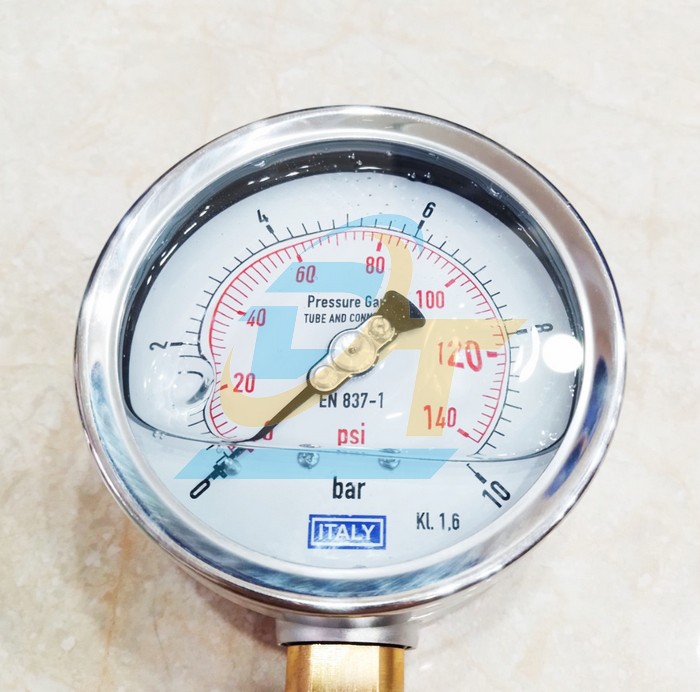 Đồng hồ đo áp suất 100mm 0-10bar Italy (Chân đứng)  Italy | Giá rẻ nhất - Công Ty TNHH Thương Mại Dịch Vụ Đạt Tâm