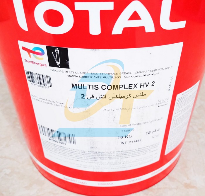 Mỡ bôi trơn chịu nhiệt Total Multis Complex HV 2 - Thùng 18kg  TotalEnergies | Giá rẻ nhất - Công Ty TNHH Thương Mại Dịch Vụ Đạt Tâm