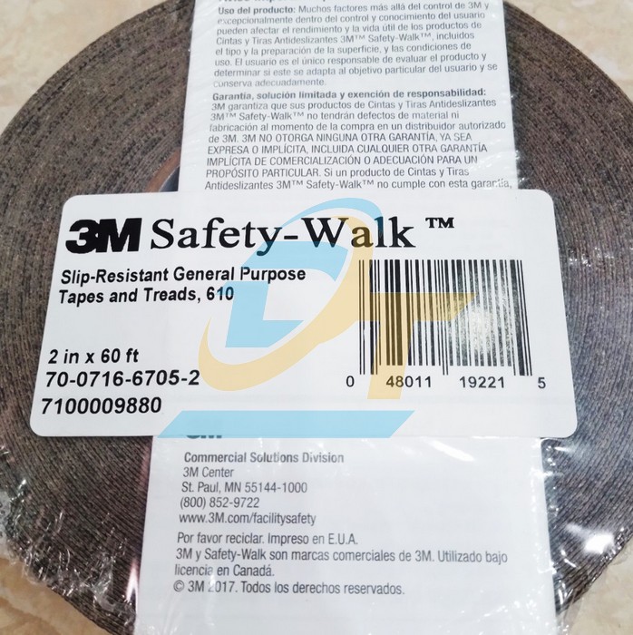 Băng keo chống trượt 3M 610 Safety-Walk 2"x60fit  3M | Giá rẻ nhất - Công Ty TNHH Thương Mại Dịch Vụ Đạt Tâm