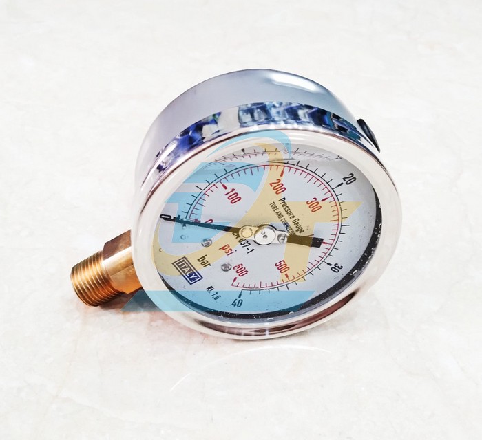 Đồng hồ đo áp suất 63mm 0-40bar Italy (Chân đứng)  Italy | Giá rẻ nhất - Công Ty TNHH Thương Mại Dịch Vụ Đạt Tâm