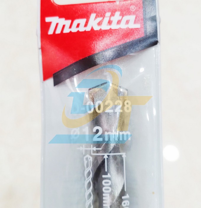 Mũi khoan bê tông chuôi gài 12x160mm Makita D-00228  Makita | Giá rẻ nhất - Công Ty TNHH Thương Mại Dịch Vụ Đạt Tâm