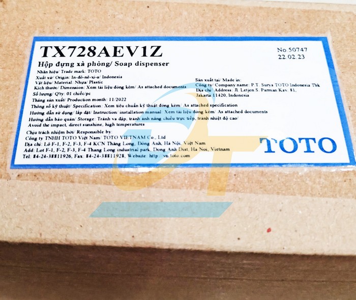 Hộp đựng xà phòng TOTO TX728AEV1Z TX728AEV1Z TOTO | Giá rẻ nhất - Công Ty TNHH Thương Mại Dịch Vụ Đạt Tâm