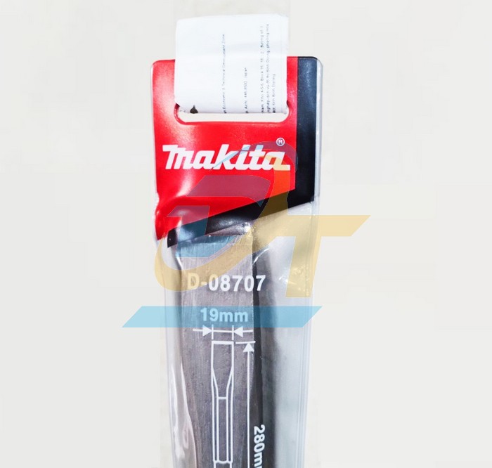Mũi đục dẹp chuôi lục giác 19x280mm Makita D-08707  Makita | Giá rẻ nhất - Công Ty TNHH Thương Mại Dịch Vụ Đạt Tâm